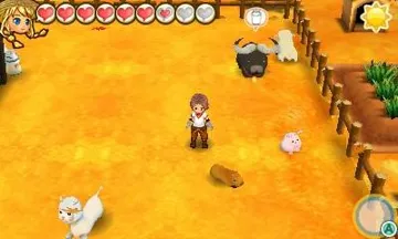 Bokujou Monogatari - 3-tsu no Sato no Taisetsu na Tomodachi (Japan) screen shot game playing
